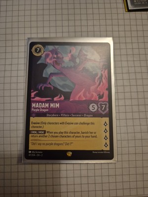 Disney Lorcana - Madam Mim -  47/204 - NM - EN - Karte 