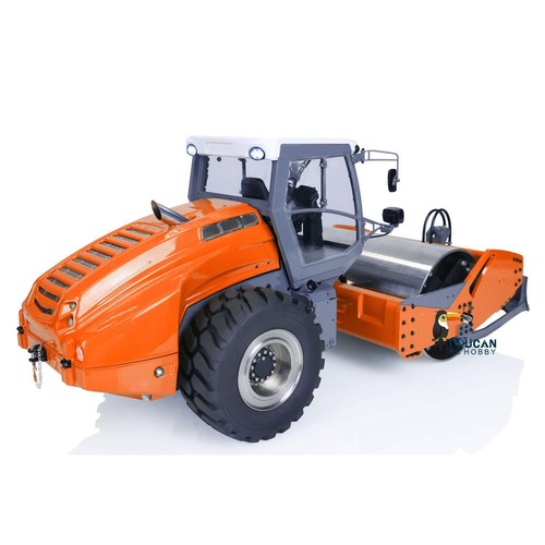 1:14 LESU Metal RC Hydraulic Road Roller Aoue-H13i Assembled Engineering Truck - Picture 4 of 12