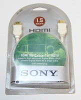 Sony Hdmi Hdtv Cable Dlc-mm15 1.5 Meters 027242653733 Gold Plated In Package on sale Sony Hdmi Hdtv Cable Dlc-mm15 1.5 Meters 027242653733 Gold Plated In Package on sale
