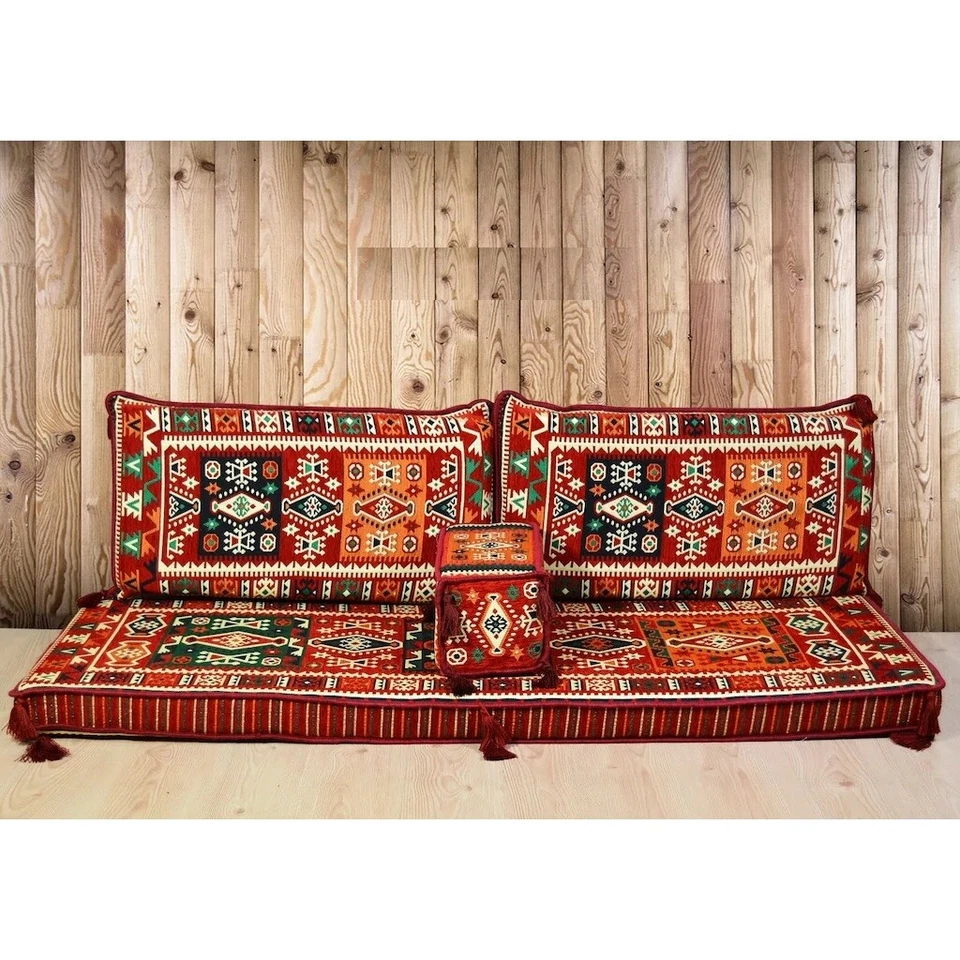 Conjunto de canto árabe turco otomano SOMENTE CAPA sofá almofada almofadas sofá lounge - Imagem 2 de 4