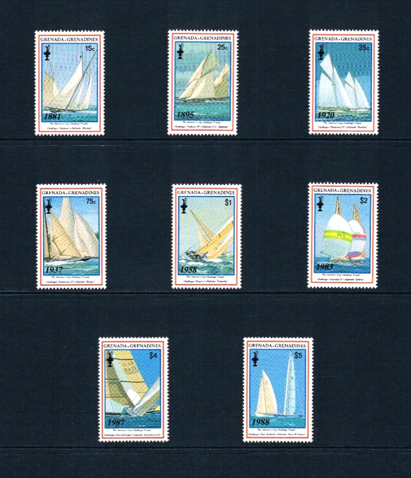 Valor Scott de $11,95 - 1992 GRENADA GREN veleros yates CV MNH NH UM - Imagen 3 de 4