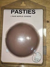 NIP FOREVER 21 Dark Brown Silicone Nipple Covers Pasties Reusable