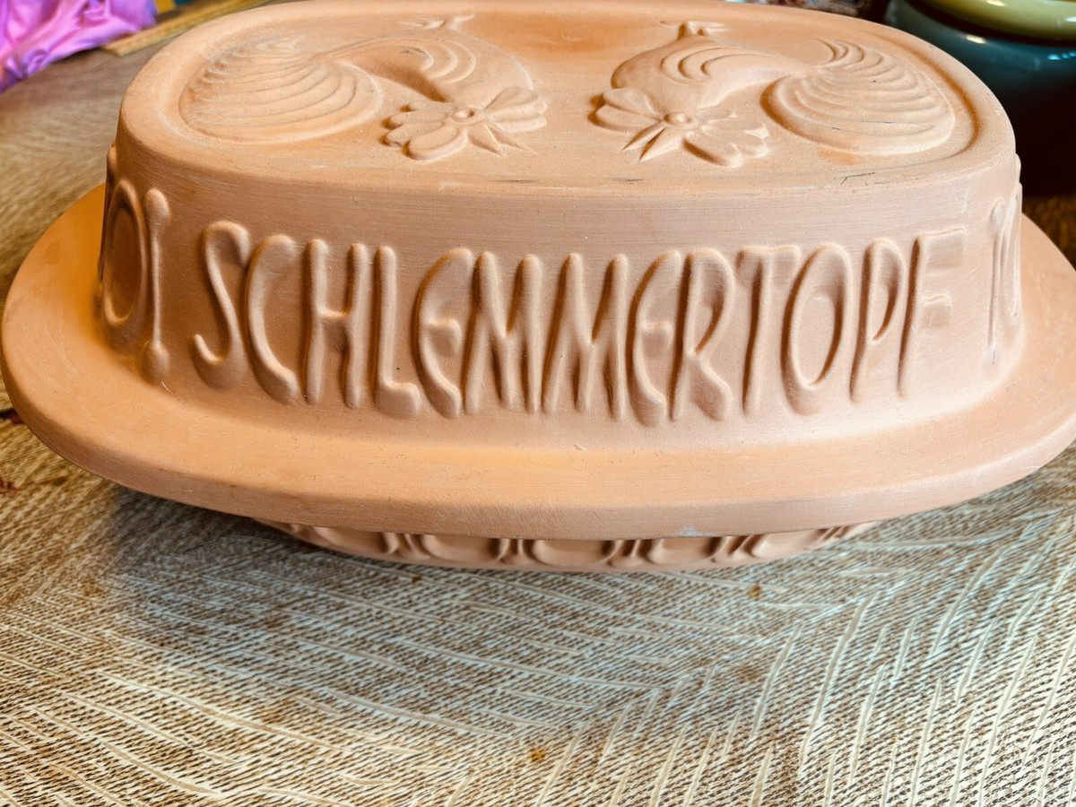SchlemmerTopf Scheurich-Keramik Glazed 836 W Germany Clay Rooster