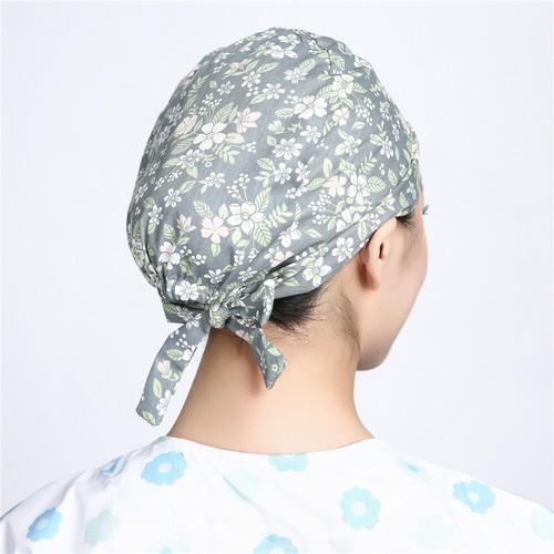 Men Women Cotton Surgical Caps Doctors / Nurse Scrub Hat Working Head Wear Cap - Picture 110 of 347