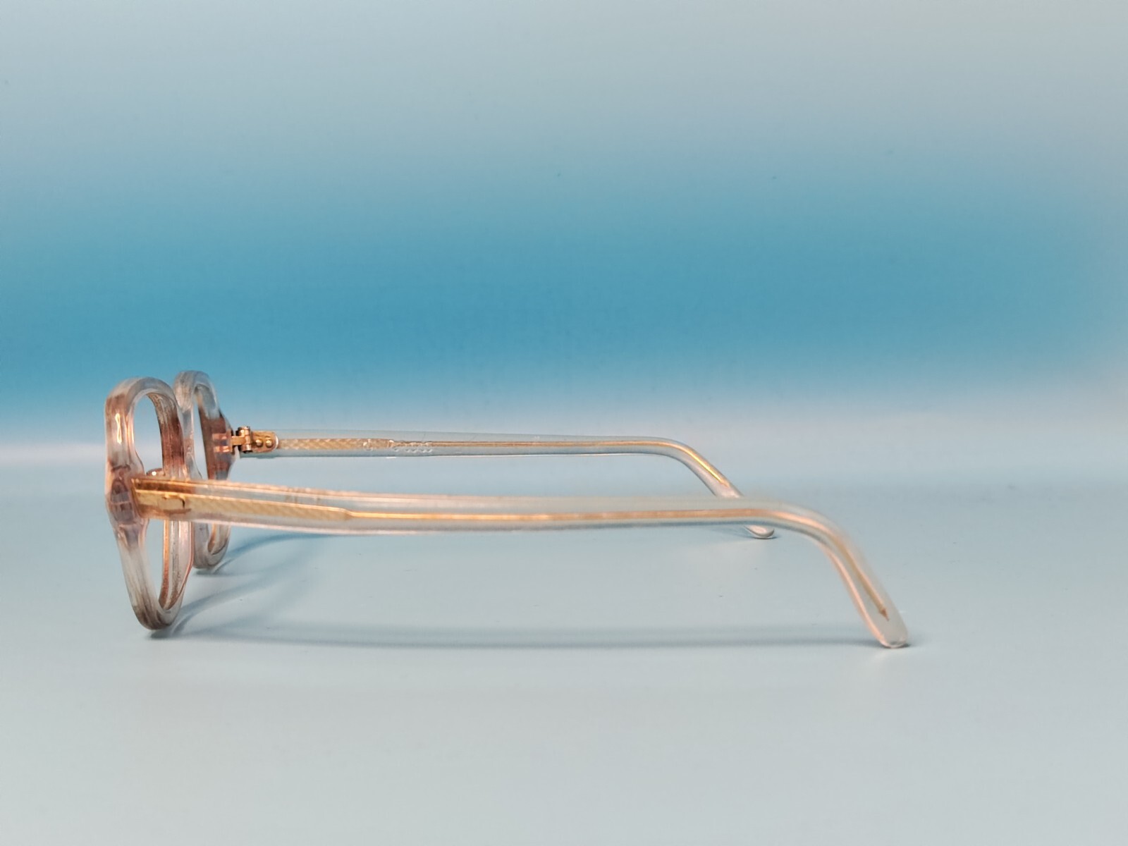 VINTAGE 1950s RECTANGULAR CLEAR ACETATE EYEGLASS … - image 12