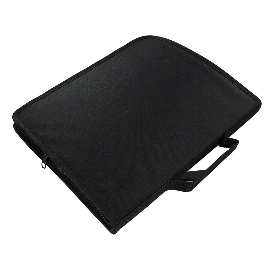 CARRAR TODO SEGURO Y SANO DURABLE TAPA DURA PLEGABLE CUCHILLO ESTUCHE TIENE CAPACIDAD PARA 42 PIEZAS Foto 2 de 4