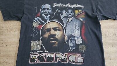 Vintage 00s Martin Luther King MLK Rap Tee T-shirt L Double Vintage 00s Martin Luther King MLK Rap Tee T-shirt L Double