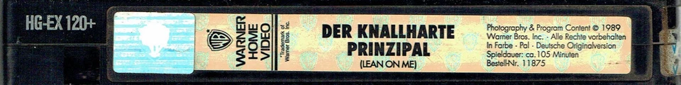 (VHS) Der knallharte Prinzipal - Morgan Freeman, Beverly Todd, Alan North - Bild 3 von 3