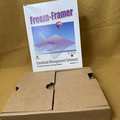 Vintage Freeze-Framer Emotional Management Enhancer 1.1 PC Planetary HeartMath - Zdjęcie 5 z 10