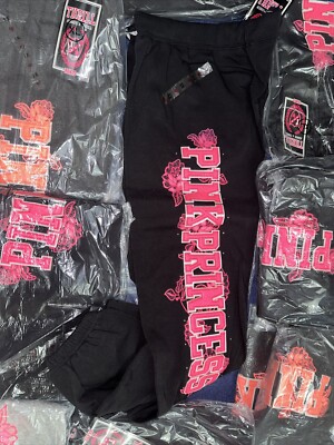 THRILL Always A ThrIll Black Sweatpants Pink Princess  Size 2XL