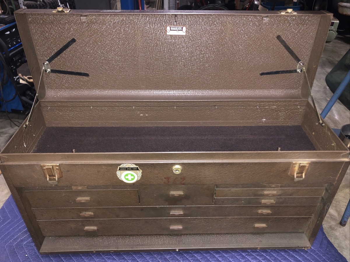 USED KENNEDY MODEL 526 8-DRAWER MACHINIST TOOLBOX TOOL BOX CHEST