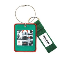 JURASSIC WORLD Keychain Charm with a Movie Sc...