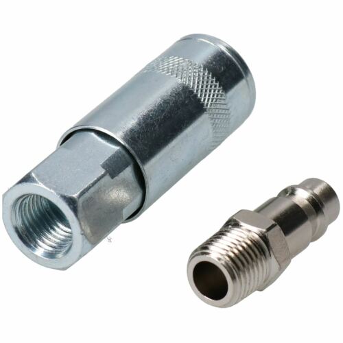 Male EURO to Female PCL Air Fitting Convertor Adapter Airline Hose Quick Release - Picture 4 of 4