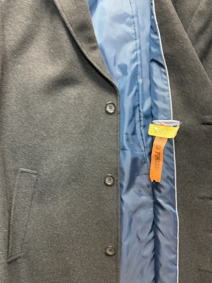 Marks and Spencer Tailoring Wool Blend Gray Coat mens size XXL - Image 3 of 4