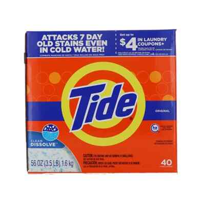 Tide Original Powder Laundry Detergent 40 Loads 56 oz eBay