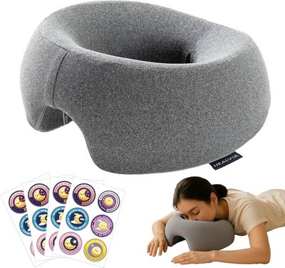 Face Down Pillow with Lavender Relaxation Patches for Massage, BBL, Spa, & P