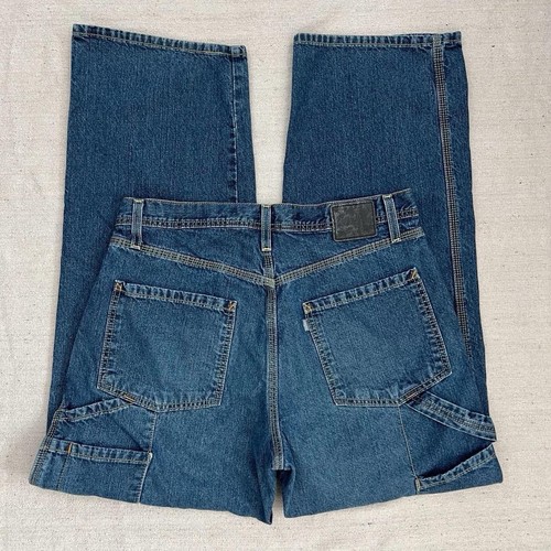 2000’s Levi’s Silver Tab Denim Baggy Carpenter Jeans 33x32