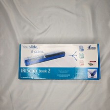 IRIScan Book 2 Portable Handheld Scanner Mobile PDF JPG OCR w/ Box Tested