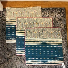 NEW! *Set of 3* RIZZY HOME 22”x22” Pillow Cover Cotton Bolt Throw Pillow Stripe