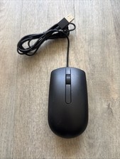 Dell MS116c Wired USB Optical Mouse Black - Tested Working