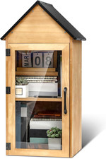 Outdoor Little Library Box,2-Tier Little Library for Neighborhoods Community Sch