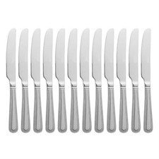 Bead Pattern Dessert Knife Knives Sunnex Cutlery Pack of 12 Restaurant 210mm