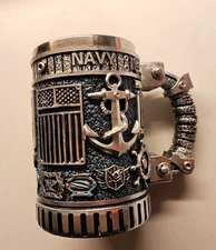 U.S. Navy 250th United States Anniversary Mug (Has Adhesive on Bottom)