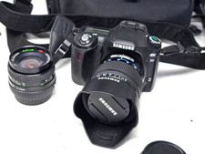 Samsung GX-1S DSLR Pentax fit Camera with D-Xenon 18-55mm Lens 28mm Lens