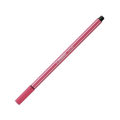 Premium Fibre-Tip Pen - STABILO Pen 68 - Pack of 1 - Strawberry Red