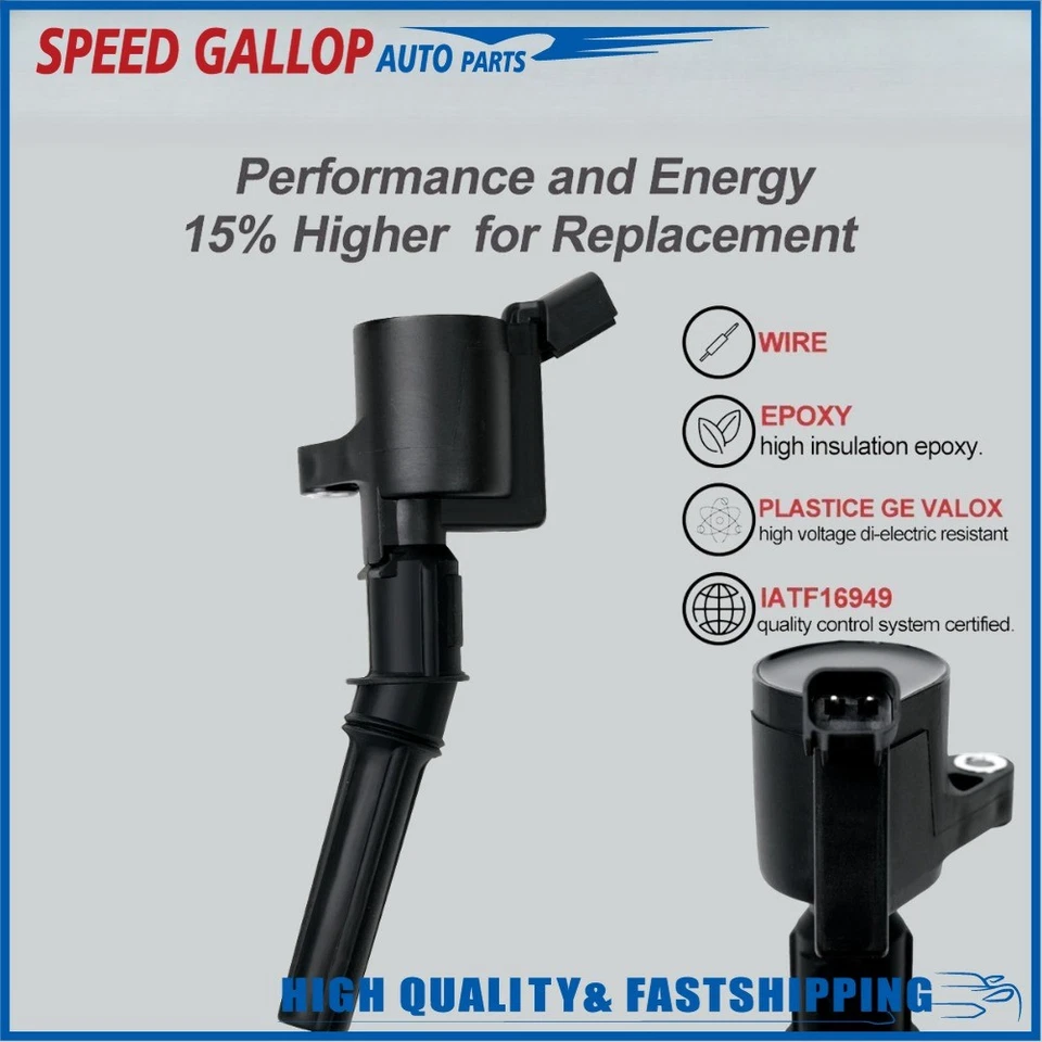 Para Ford F150 E250 E350 8 piezas bobinas de encendido originales y 8x bujías de iridio Foto 2 de 4