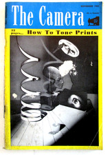 VTG The Camera Magazine November 1945 Guide 118p How To Tone Prints