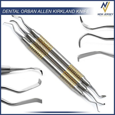 3Pcs Periodontal Kirkland Orban Knives Gingivectomy Shaping Gingival Scaler