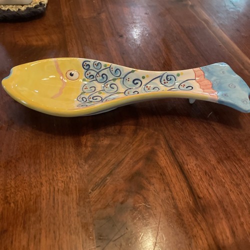 Bella Casa Fish Spoon Rest By Fans - Picture 7 of 7