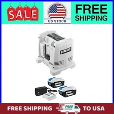 HART Dual Port Charger 20V, 2-Pack 4.0AH Batteries