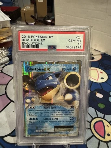 2016 Pokemon XY Evolutions Blastoise EX 21/108 PSA 10 GEM MINT