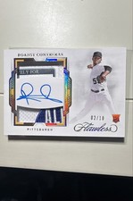 2022 Panini Flawless - Rookie Dual Patch Autographs Roansy Contreras  Gold 2/10 