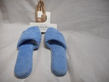 Charter Club Women's Blue Memory Foam Slippers Size Large 9-10 