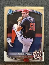2025 Bowman Draft Chrome BDC-137 Travis Sykora, Washington Nationals