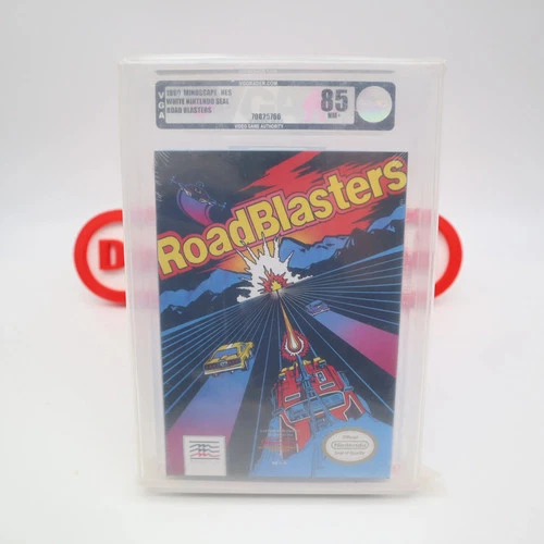 NES Nintendo ROADBLASTERS / ROAD BLASTERS - VGA GRADED 85 NM+! NEW & Sealed!