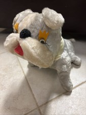 Vintage Plush Bulldog 1940s 1950s