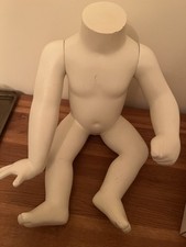 Baby Mannequin Matt White with Posable Arms 6 Months