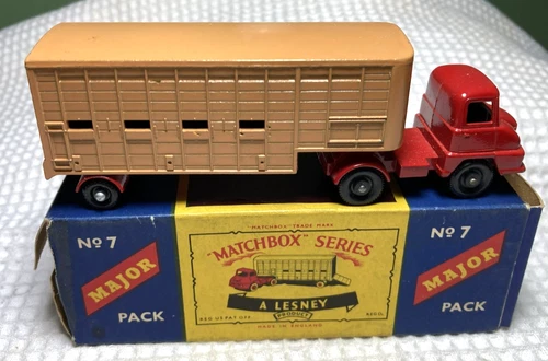 Matchbox/Lesney Major Pack #M-7A JENNINGS CATTLE TRUCK, w/original box, Mint!