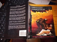 Unintended Consequences John Ross 1996 Paper Fly Cover for hard back-NO BOOK