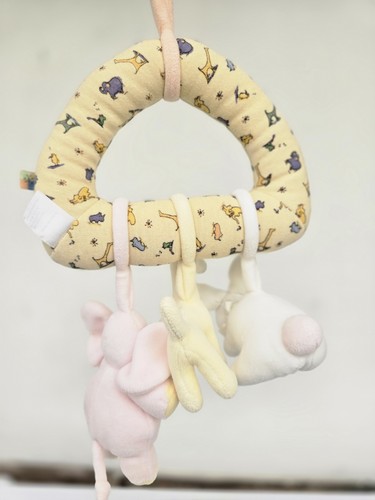 Juguete de peluche móvil vintage Carters John Lennon amor real - Imagen 2 de 12