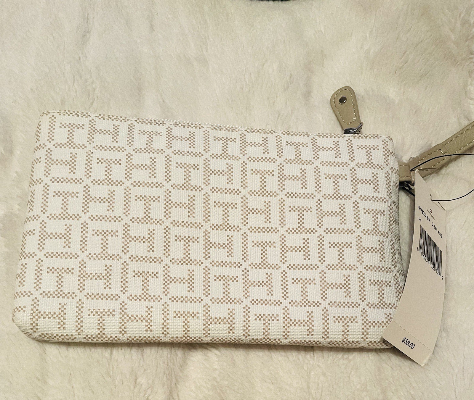 Tommy Hilfiger Women's Logo Printed Medium Wristlet Wallet Clutch Bag ( New) thumbnail 3