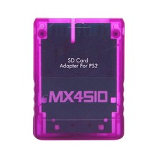 Acogedor MX4SIO SIO2SD SD Card Adapter for PS2, Memory Expansion Purple
