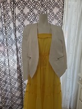 Blazer Jules Brand Leopold White Medium Polyester Y Rayon