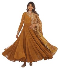 Wedani Georgette Sequins Embroidered Work Anrakali Kurta Set for Women