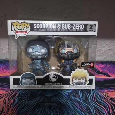 Funko Pop! Mortal Kombat - 2 Pack- Scorpion & Sub-zero - GameStop Exclusive