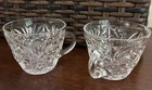 Vintage Anchor Hocking Arlington Clear Glass Punch Cups Set of 2 Replacement
